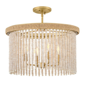 Indra 4L convertible semi-flush mount - 48607LCB