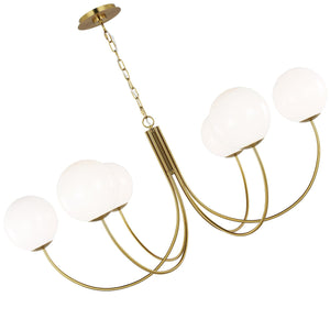 Noemie 6L Extra Large Chandelier - KSC1146BBS