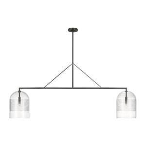 Leano 2L linear chandelier - SLLS638BZCG *