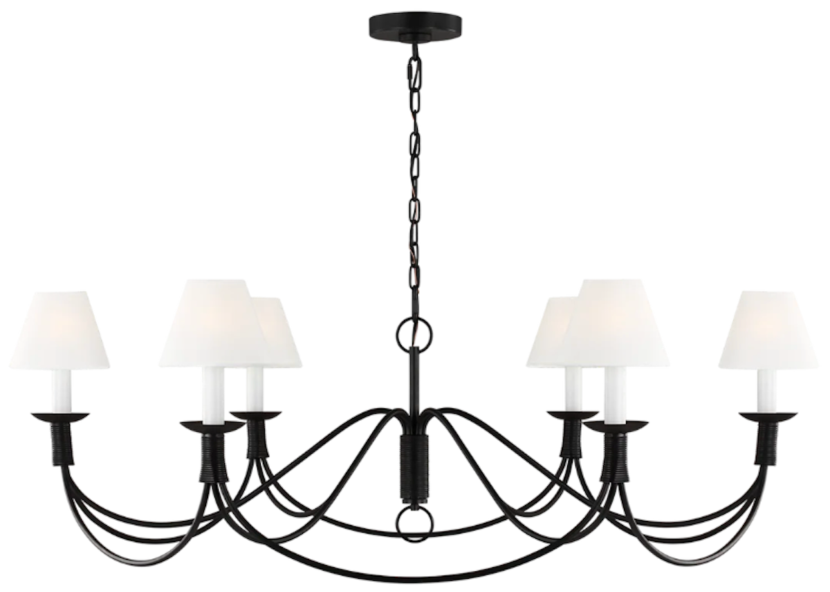 Sullivan 6L Medium Chandelier - LC1196AI