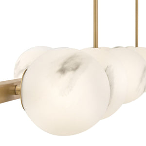 Selene 14L linear chandelier - FR41909LCB *