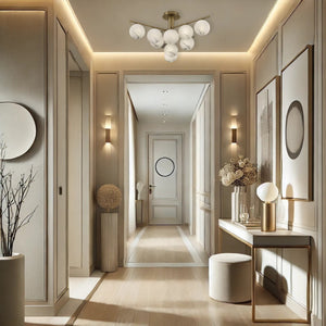 Selene 9L Semi-Flush Mount- FR41903LCB *