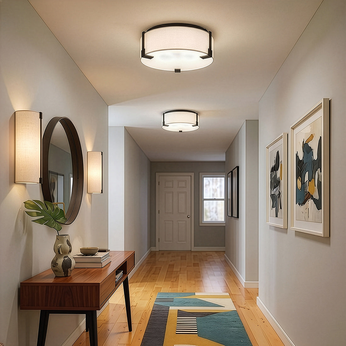 Bergen 2L flush mount ceiling fixture - TFF1002AI *