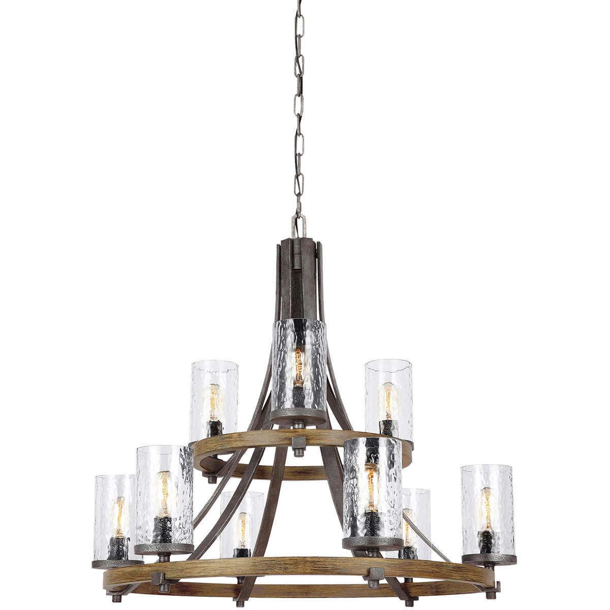 Angelo 9L Two-Tier Chandelier - F3135/9DWK/SGM *