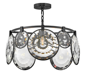 Nala 5L small convertible chandelier - FR31263BLK