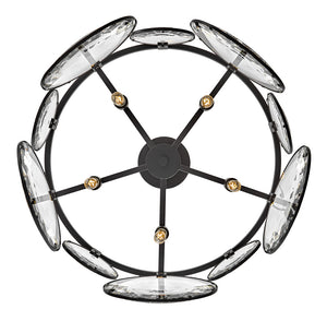 Nala 5L convertible chandelier / ceiling - FR31263BLK