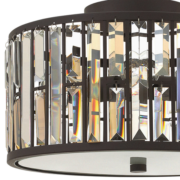 Gemma 3L flush mount ceiling fixture - FR33731VBZ * - Bardsleys Lighting