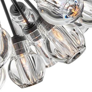 Elise 19L Chandelier - FR46956BLK *