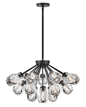 Elise 19L Chandelier - FR46956BLK *