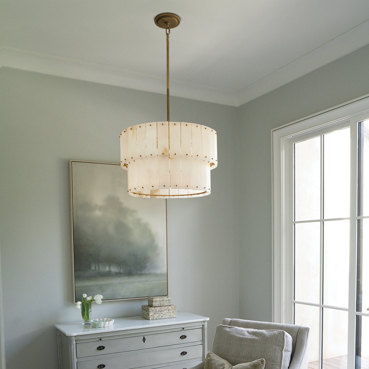 Simone 4L chandelier- FR47757BNG *