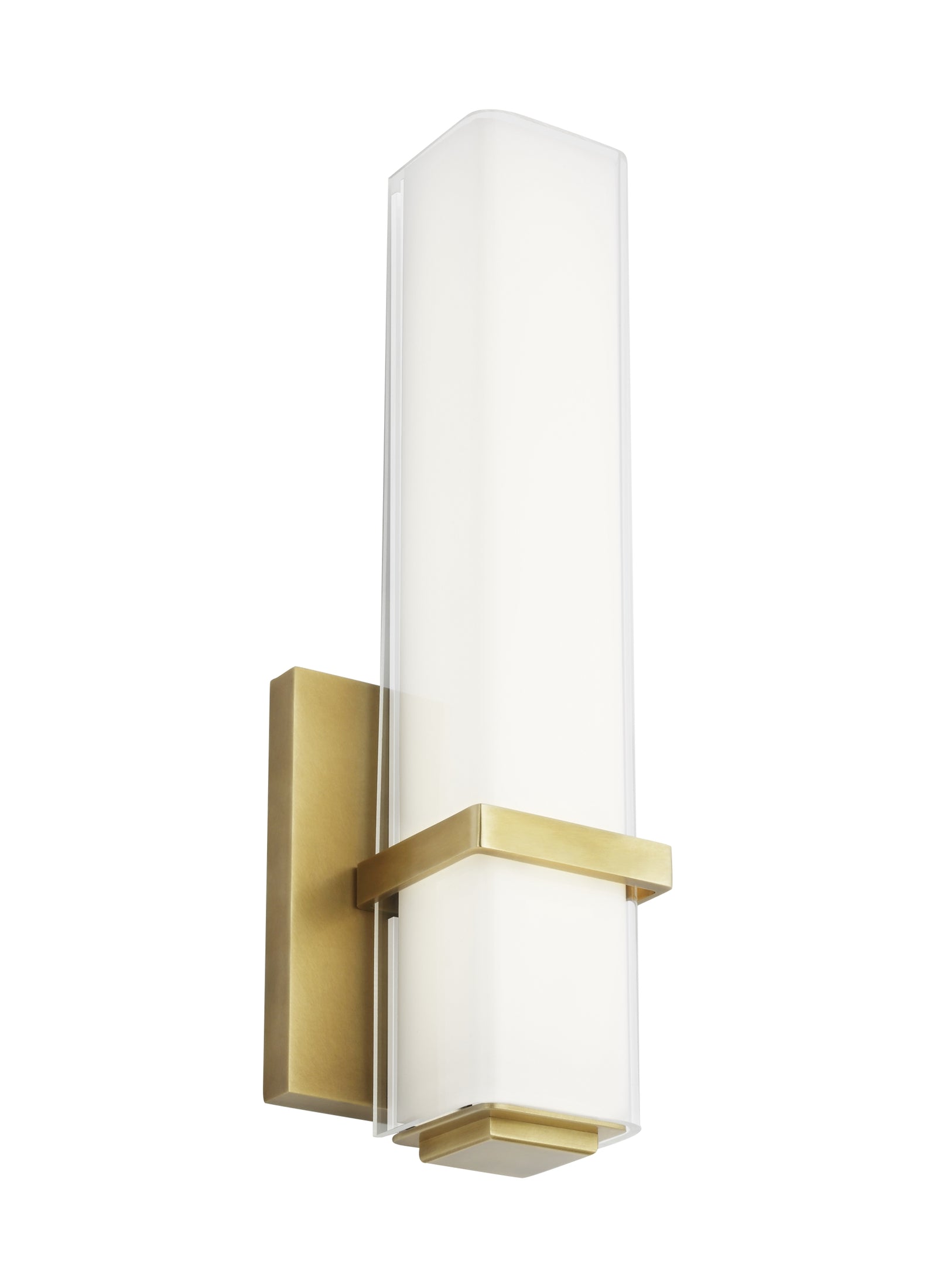 Milan LED wall sconce, Natural Brass - 700BCMLN13WNB *