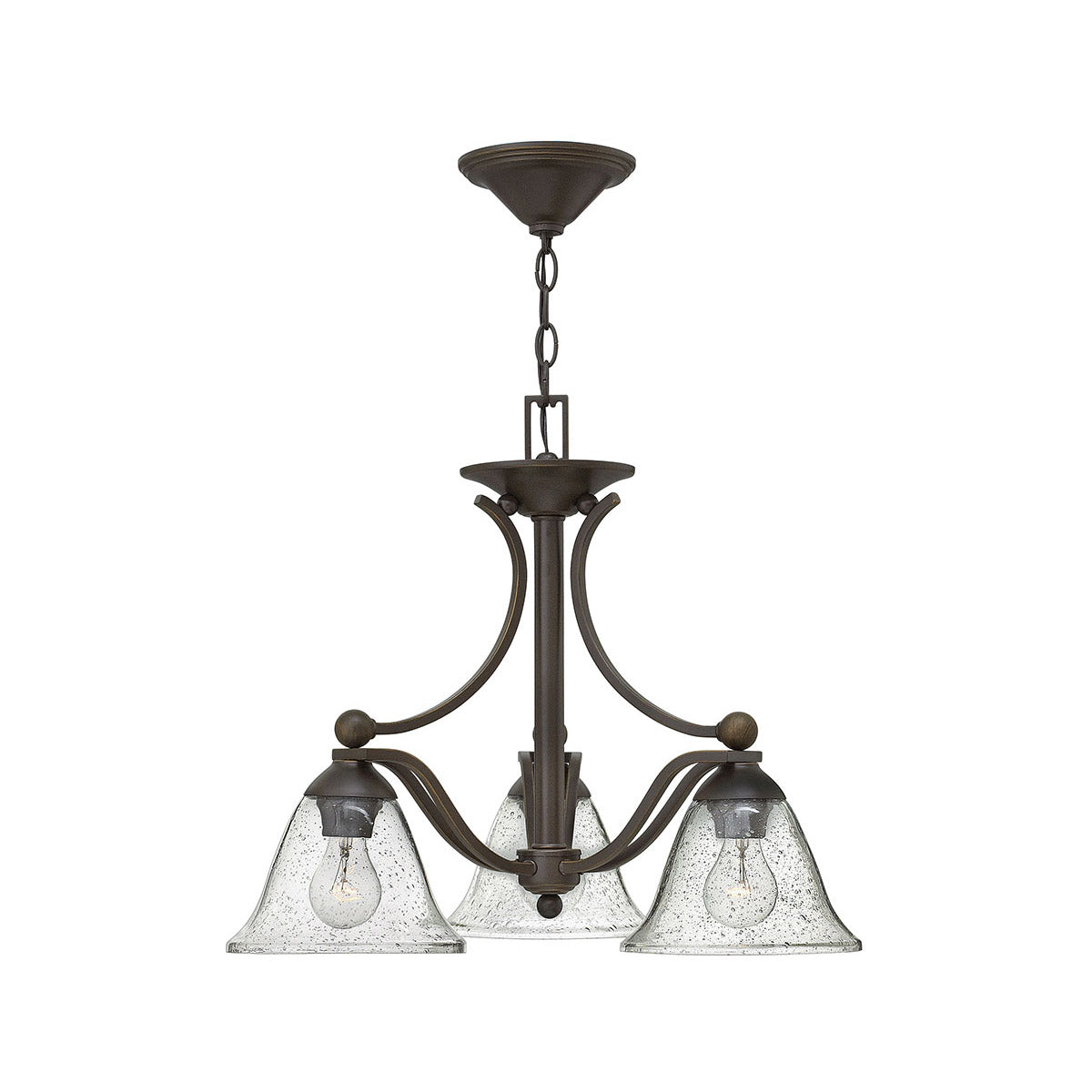 Bolla 3L Small Single Tier Pendant - 4653OB-CL*